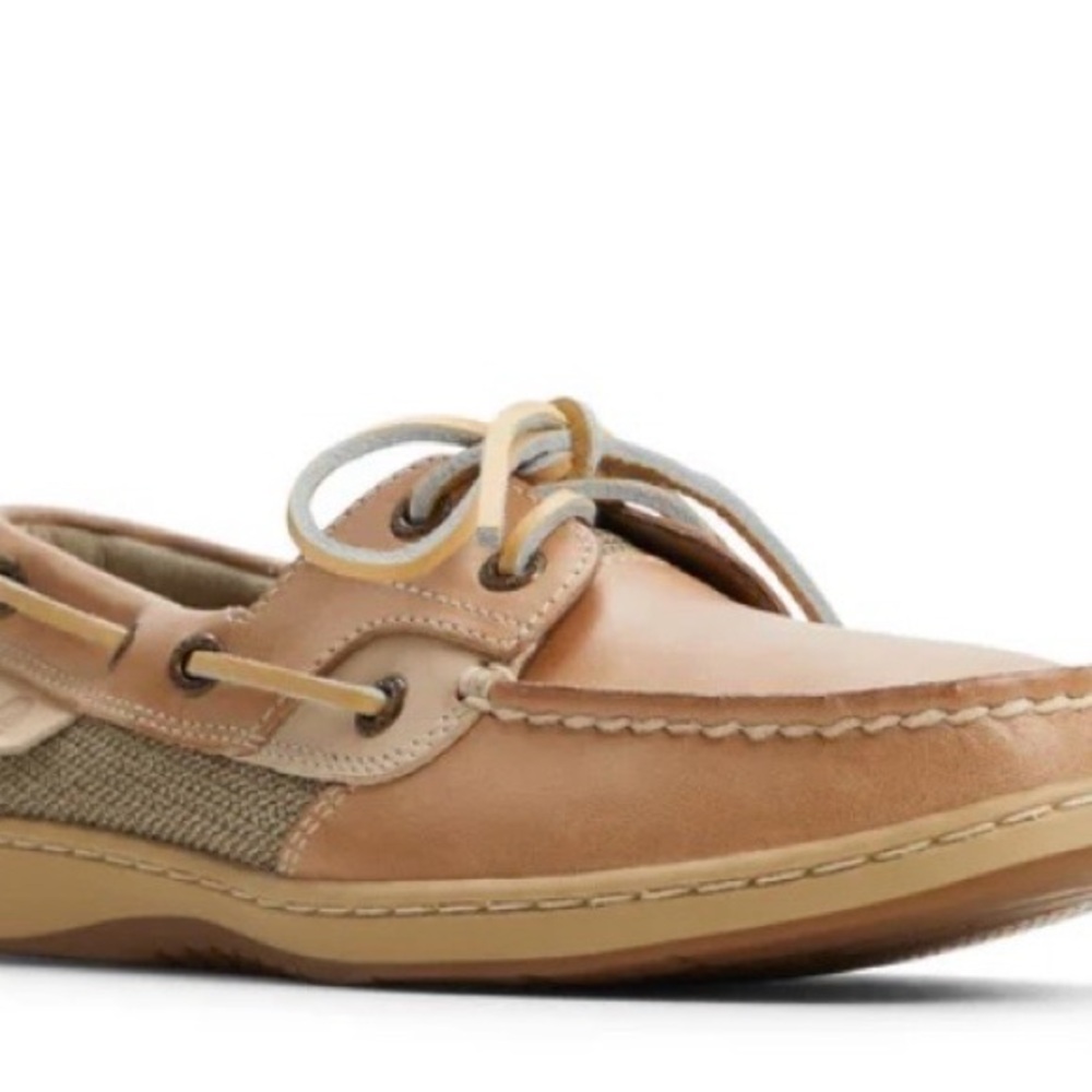 Sperry Women's Tan Loafers/Boat Shoes, Size 8.5 Slim